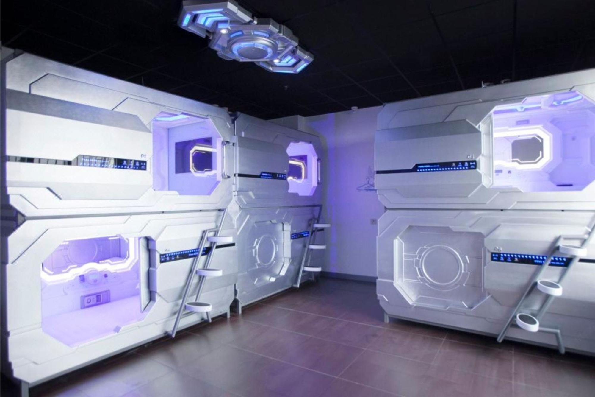 Zhuhai Dreamers Capsule Hotel Exterior foto